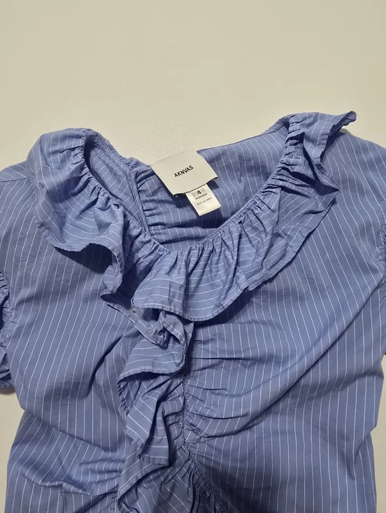 AKNVAS Penelope Cotton Poplin Top - Picture 4 of 13